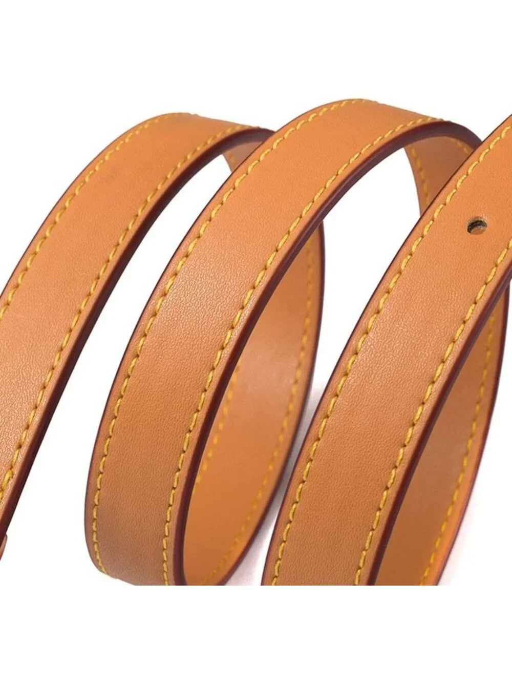 Adjustable Vachetta Leather Shoulder Strap for Handbags - Stylish Replacement
